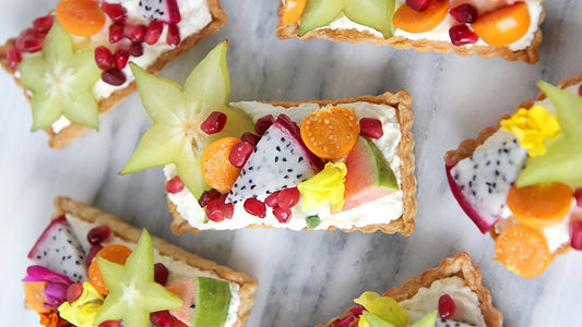 No-Bake Vegan Tropical Fruit Tart