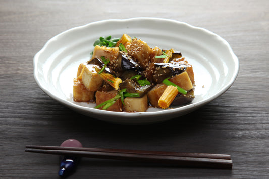 Vegan Eggplant and Tofu Stir-fry